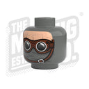 Custom Printed Lego - Winter Mask Heads (High) - The Minifig Co.