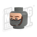 Custom Printed Lego - Winter Mask Heads (High) - The Minifig Co.