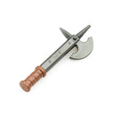 Custom Printed Lego - Medieval Battle Axe Overmold (Gunmetal) - The Minifig Co.