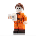 Custom Printed Lego - Bathrobe Butcher - The Minifig Co.