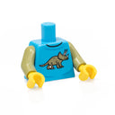 Dino Tee (Dark Azure) Torso