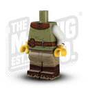Custom Printed Lego - Medieval Peasant Body - The Minifig Co.