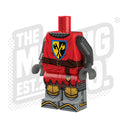 Custom Printed Lego - Castle Faction Body (Crusaders Axes) - The Minifig Co.
