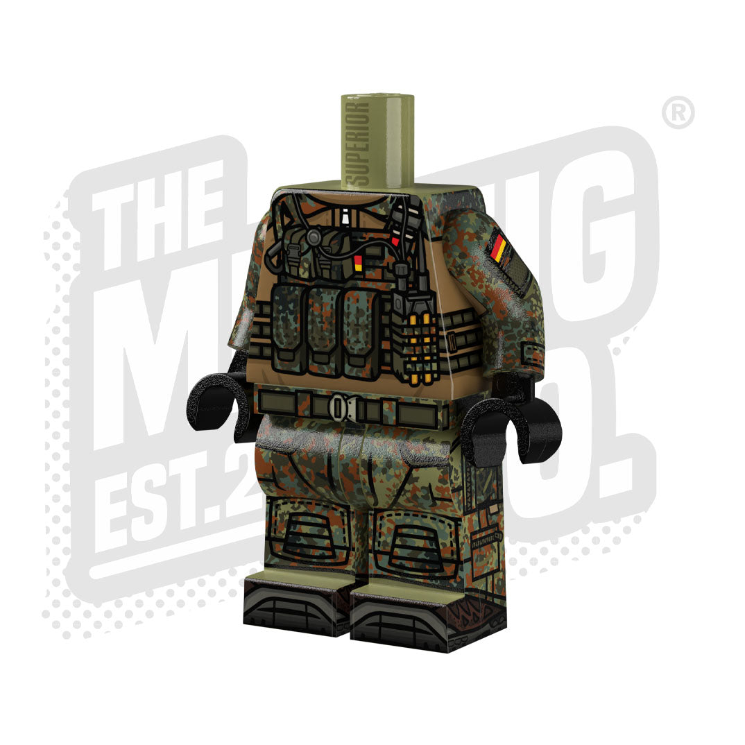 Custom Printed Lego - German Flecktarn KSK #02 - The Minifig Co.