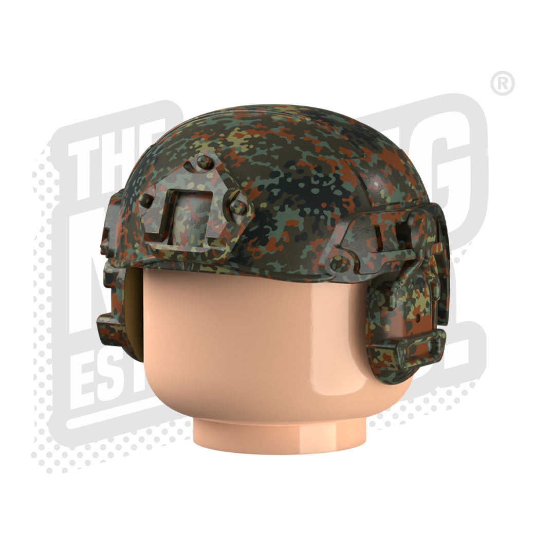German Flecktarn Fast Helmets – The Minifig