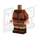 Custom Printed Lego - Castle Gambeson Body (Dark Orange) - The Minifig Co.