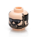 Custom Printed Lego - Modern Chinstrap Heads - 360 Print - The Minifig Co.