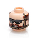 Custom Printed Lego - Modern Chinstrap Heads - 360 Print - The Minifig Co.