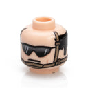 Custom Printed Lego - Modern Chinstrap Heads - 360 Print - The Minifig Co.