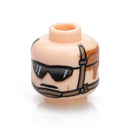 Custom Printed Lego - Modern Chinstrap Heads - 360 Print - The Minifig Co.