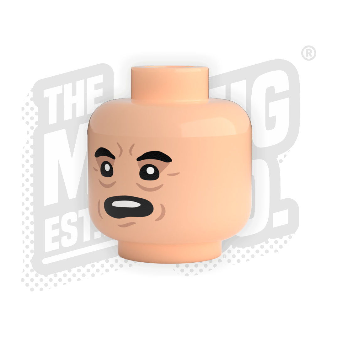 Custom Printed Lego - Screaming Head #02 - The Minifig Co.