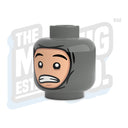 Custom Printed Lego - Winter Wrap Heads (DBG) - The Minifig Co.