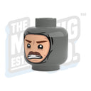 Custom Printed Lego - Winter Wrap Heads (DBG) - The Minifig Co.