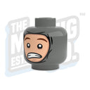 Custom Printed Lego - Winter Wrap Heads (DBG) - The Minifig Co.