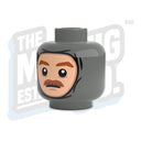 Custom Printed Lego - Winter Wrap Heads (DBG) - The Minifig Co.