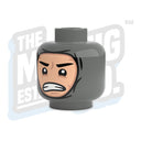 Custom Printed Lego - Winter Wrap Heads (DBG) - The Minifig Co.