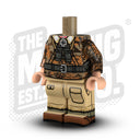 Custom Printed Lego - German Tropical Body - HG Officer #02 - The Minifig Co.