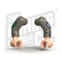 Custom Printed Lego - German Foreign Legion Arm Packs (Old Dark Grey) - The Minifig Co.