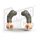 Custom Printed Lego - German Foreign Legion Arm Packs (Old Dark Grey) - The Minifig Co.