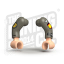 Custom Printed Lego - German Foreign Legion Arm Packs (Old Dark Grey) - The Minifig Co.