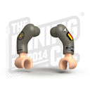 Custom Printed Lego - German Foreign Legion Arm Packs (Old Dark Grey) - The Minifig Co.