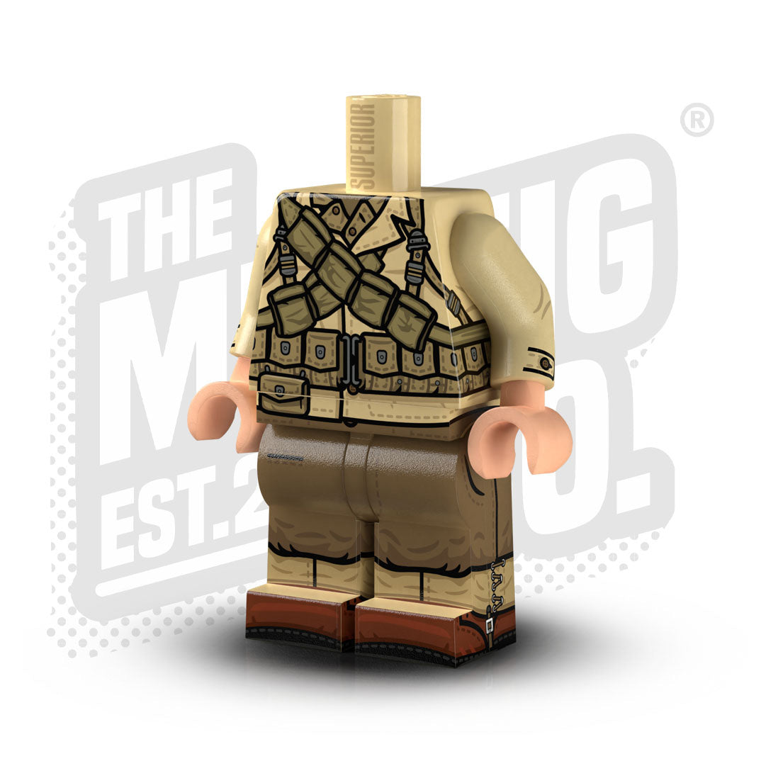 Custom Printed Lego - U.S. M1941 Body (Bandolier) - The Minifig Co.