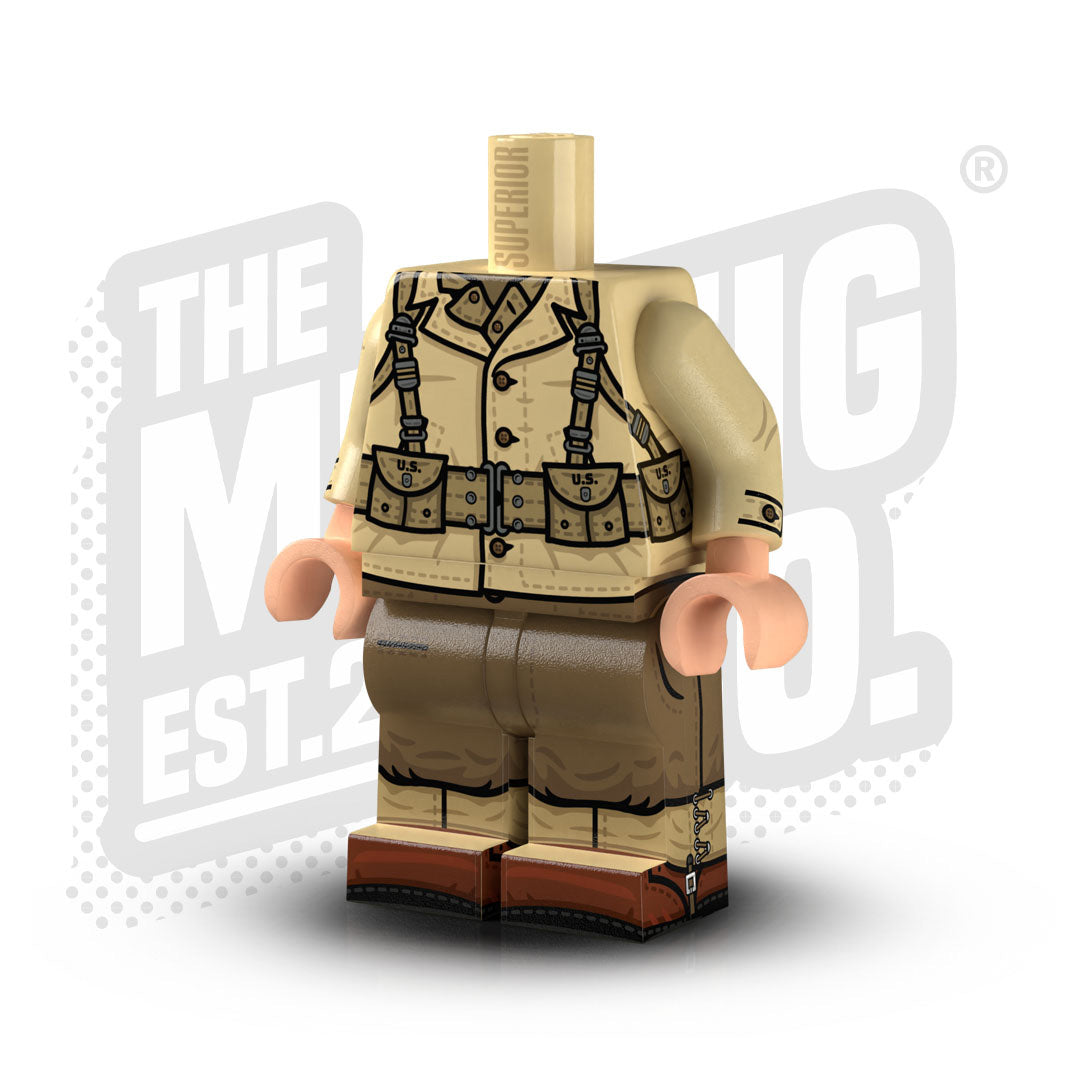 Custom Printed Lego - U.S. M1941 Body (Carbine) - The Minifig Co.