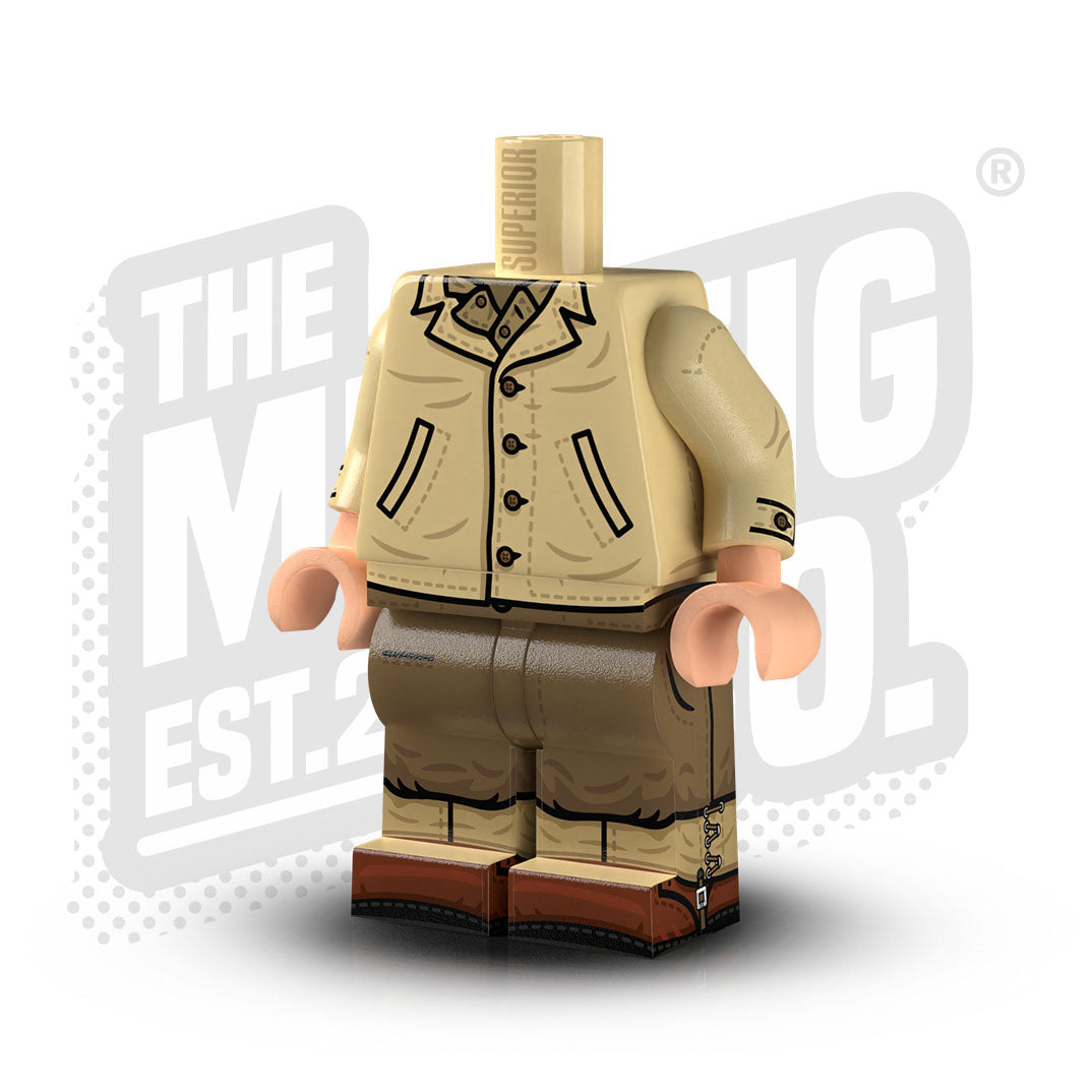 Custom Printed Lego - U.S. M1941 Body (Crew) - The Minifig Co.