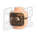 Custom Printed Lego - Camo Mask 360 Head - The Minifig Co.