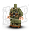 Custom Printed Lego - German Tropical Body - MP40 #4 (Olive) - The Minifig Co.