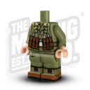 Custom Printed Lego - German Tropical Body - MP40 #1 (Olive) - The Minifig Co.