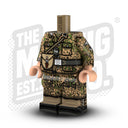 Custom Printed Lego - German Dot44 Body (PPSH) - The Minifig Co.