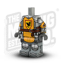 Custom Printed Lego - Castle Knight Body - Raven BLO - The Minifig Co.