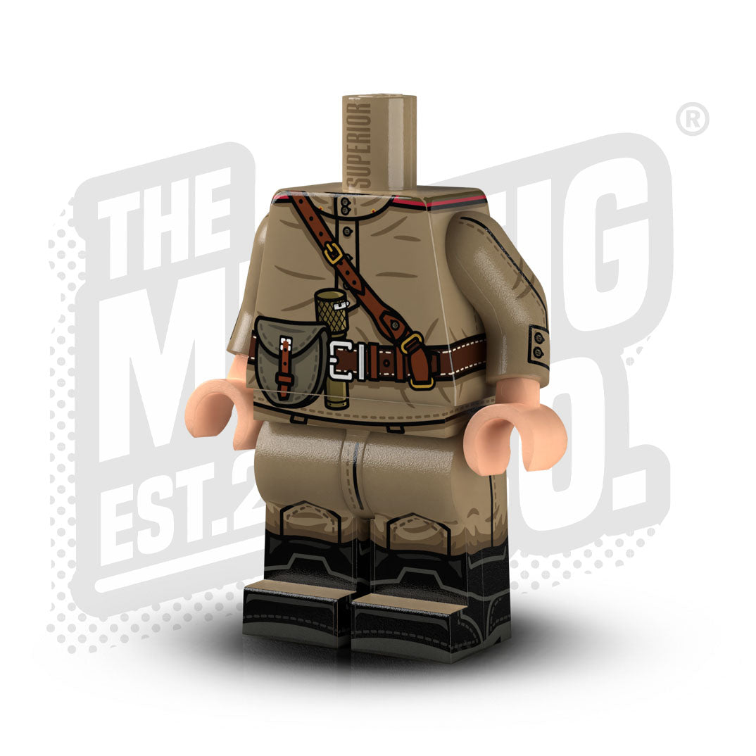 Custom Printed Lego - M43 Soviet Body #04 (PPSH #2) - The Minifig Co.