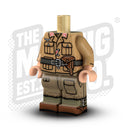 Custom Printed Lego - German Tropical Body - Oberleutnant AA - The Minifig Co.