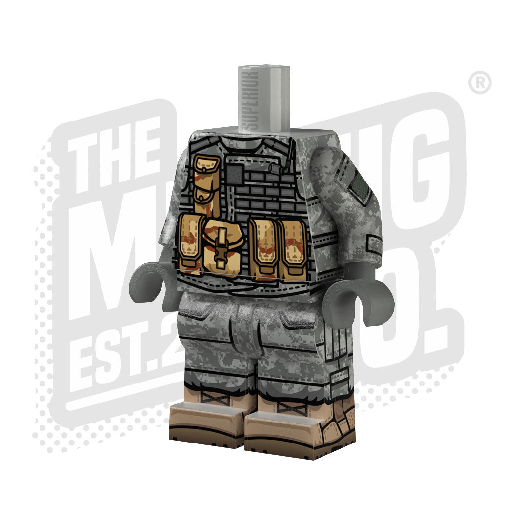 Custom Printed Lego - UCP Interceptor Army Body (#02) - The Minifig Co.