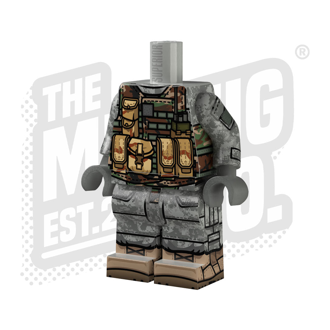 Custom Printed Lego - UCP Interceptor Army Body (#05) - The Minifig Co.