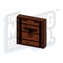 Custom Printed Lego - German Crate Tile (2x2) - The Minifig Co.