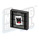 Custom Printed Lego - German Medic Crate Tile (2x2) - The Minifig Co.