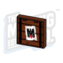Custom Printed Lego - German Medic Crate Tile (2x2) - The Minifig Co.