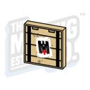 Custom Printed Lego - German Medic Crate Tile (2x2) - The Minifig Co.