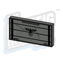 Custom Printed Lego - German Crate Tile (2x4) - The Minifig Co.