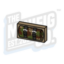 Custom Printed Lego - German Zeltbahn Tile (1x2) - The Minifig Co.