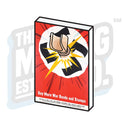 Custom Printed Lego - Propaganda Tile (Buy More Bonds) - The Minifig Co.