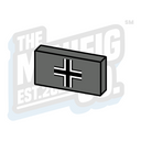 Custom Printed Lego - Balkenkreuz Tile (1x2) - The Minifig Co.
