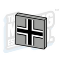 Custom Printed Lego - Balkenkreuz Tile (2x2) - The Minifig Co.