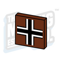 Custom Printed Lego - Balkenkreuz Tile (2x2) - The Minifig Co.