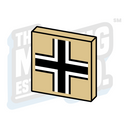 Custom Printed Lego - Balkenkreuz Tile (2x2) - The Minifig Co.