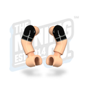 Custom Printed Lego - Sleeve Arms (Black) - The Minifig Co.