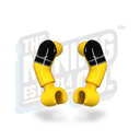 Custom Printed Lego - Sleeve Arms (Black) - The Minifig Co.